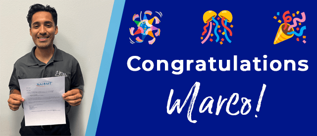 Congratulations, Marco!