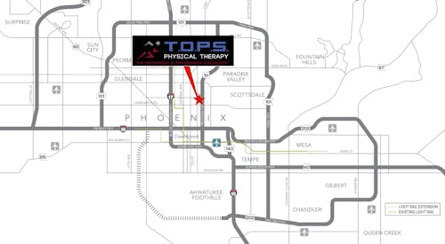 Map to T.O.P.S. Physcial Therapy /></p>
<p>Our clinic location is currently open and accepting patients. Please contact business line to make an appointment.</p>
<p><div><strong class=