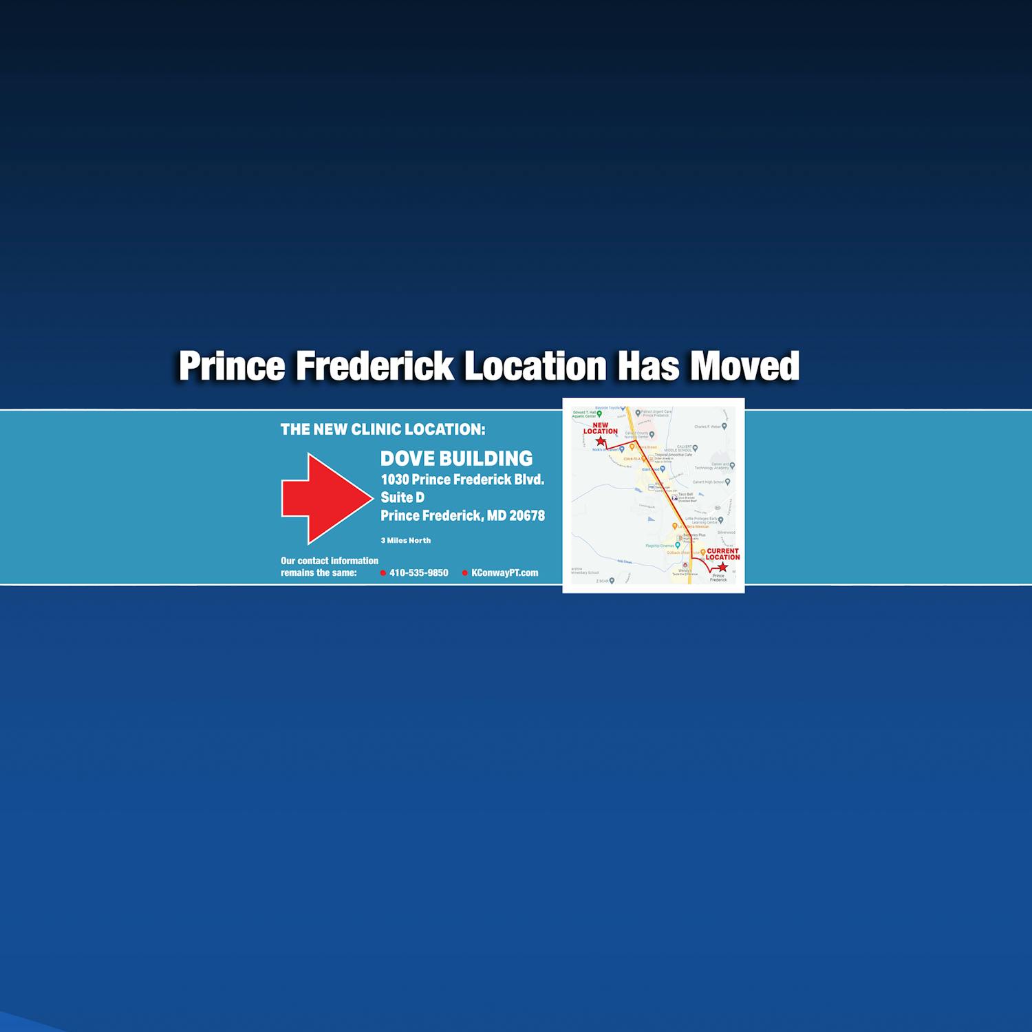 Prince Frederick MD has moved