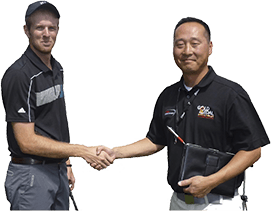 2 guys shaking hands