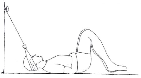 Diagram of Home Cervical Traction