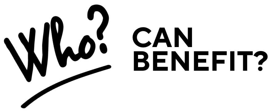 Who can benefit?