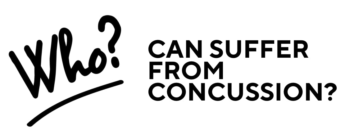 Who can suffer from concussion?