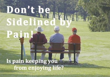 Don't be Sidelined by Pain! Find out how Anodyne Therapy Can Help.
