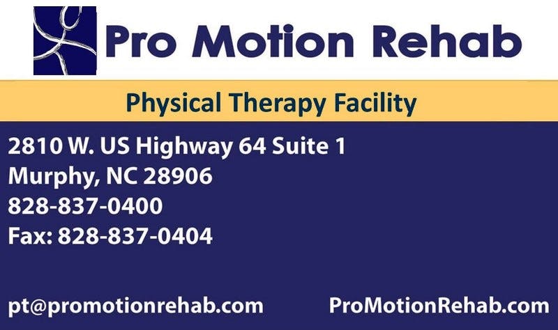 Pro Motion Rehab | Physical Therapy Murphy NC
