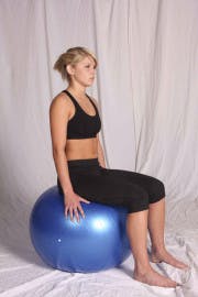 Posture on Pilates Ball