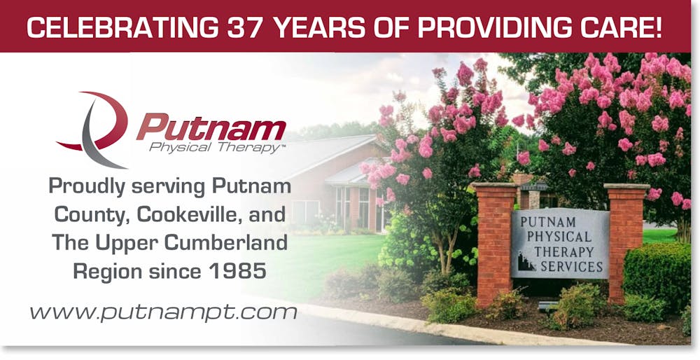 Putnam Physical Therapy proudly serving Putnam County, Cookeville, and The Upper Cumberland Region since 1985 | https://www.putnampt.com