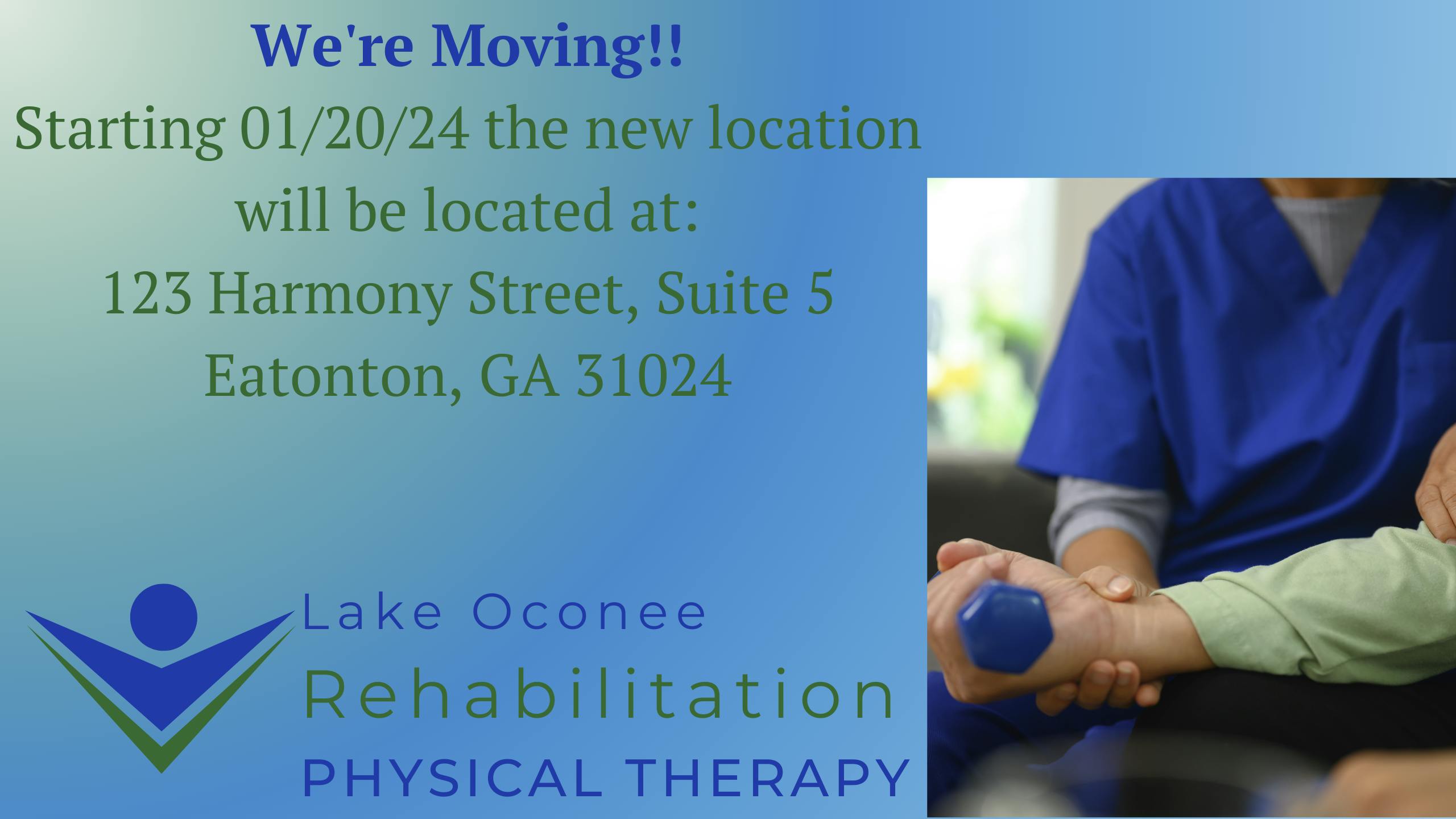 Lake Oconee Rehabilitation Eatonton Location Opening in January