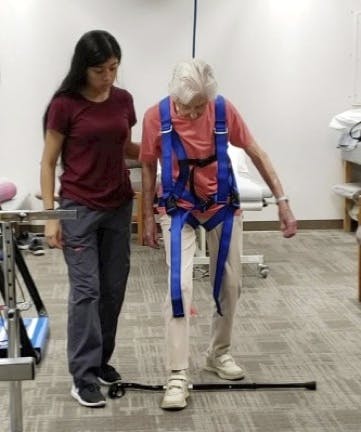 Harness for Balance Training Elderly Fall Prevention Atlantis Physical Therapy Torrance