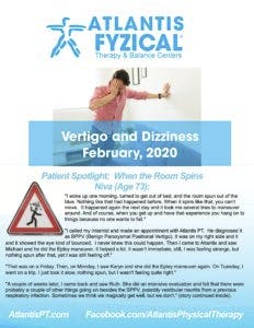 Atlantis Physical Therapy Newsletter Dizziness and Vertigo February 2020 Torrance South Bay