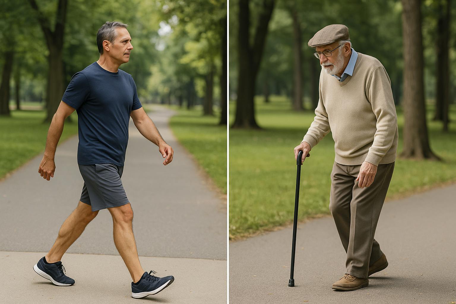 Shuffling and Normal Gait, Hip Flexors, ATL Physical Therapy Torrance
