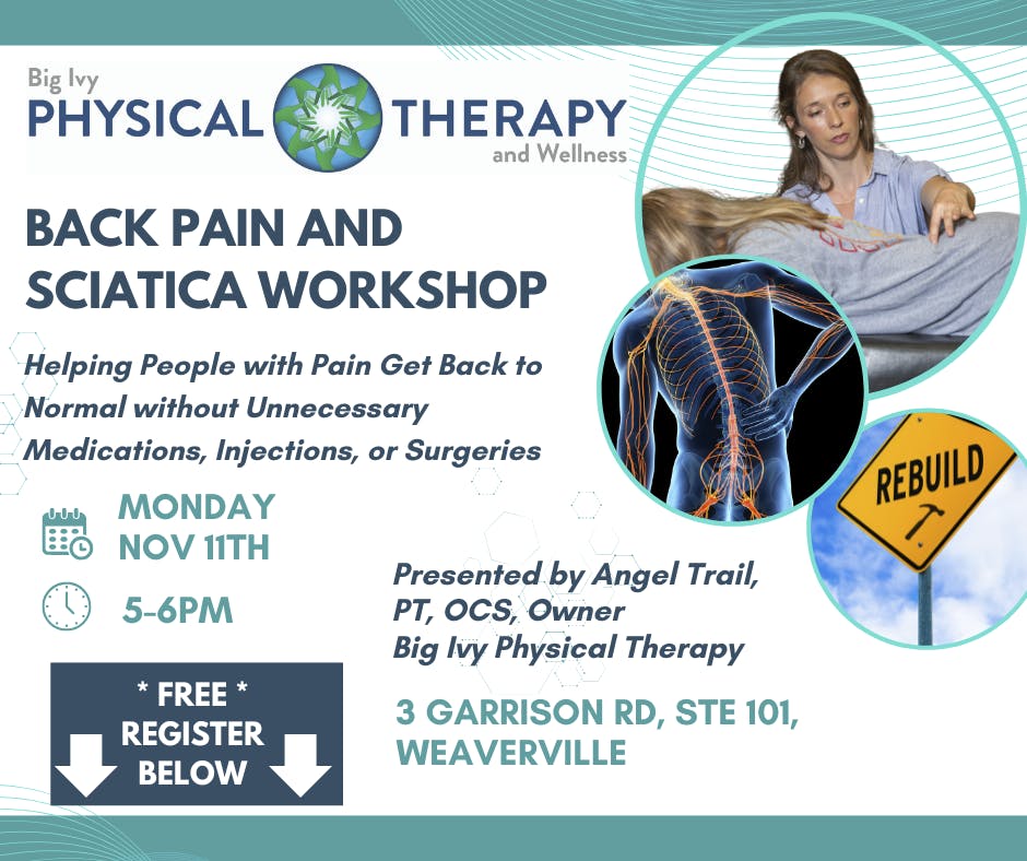 Free Back Pain and Sciatica Workshop