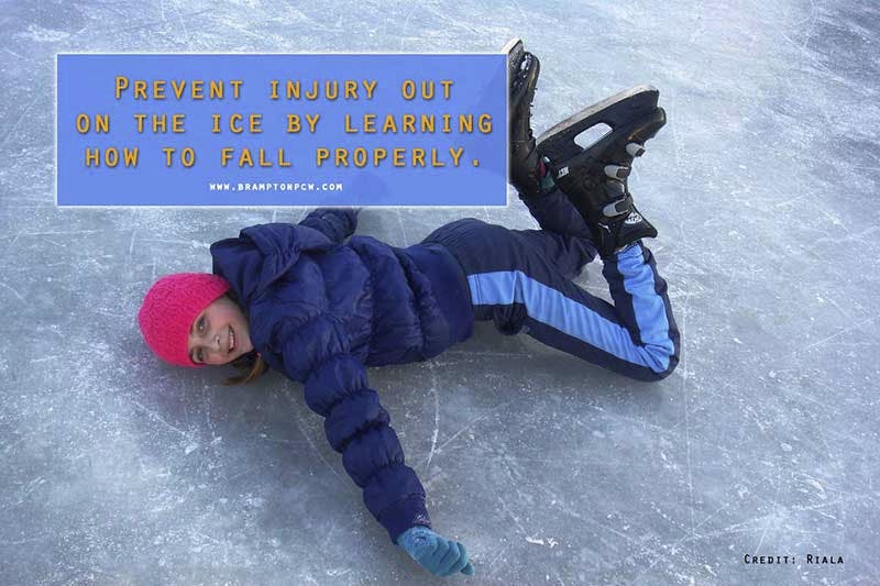 Prevent injury out on the ice by learning how to fall properly.