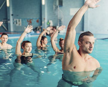 Chesapeake Bay Aquatic & Physical Therapy's aquatic physical therapy treatment service.