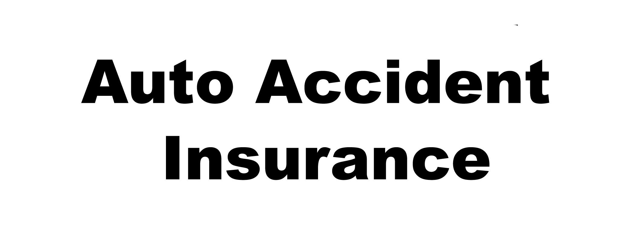 Auto Accident Insurance
