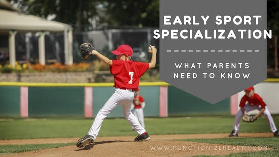 Early sports specialization baseball