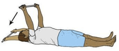 Active Assisted Supine Flexion Stretch